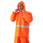 WashGuard Orange Smock Hood