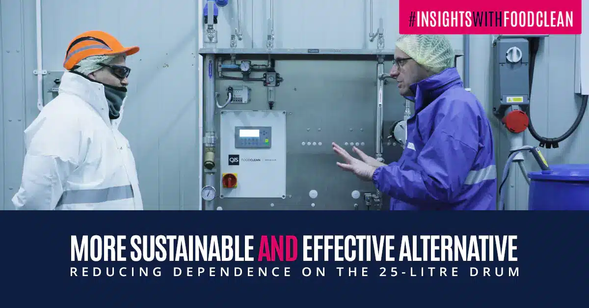 Sustainable and Effective Alternative - Reducing Dependence on 25 Litre Drum - Chemical Cleaning Food Manufacturing Factories