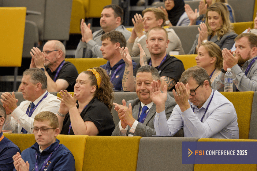 FSI conference - audience clapping